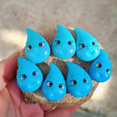 بوکمارک و مگنت خمیری طرح قطره آب لونینا (ویژه نشانه الفبا و جشن الفبا)